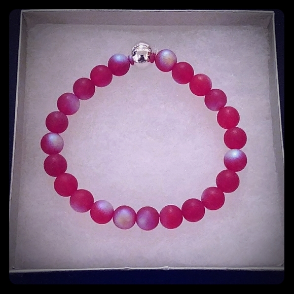 Jewelry - Tropical Red Matte Aurora Bracelet